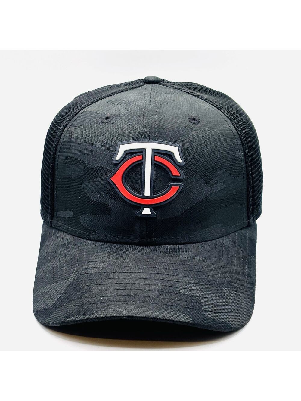 Minnesota Twins Baseball Hat Cap Flex Fit S/M New Era Camo MLB